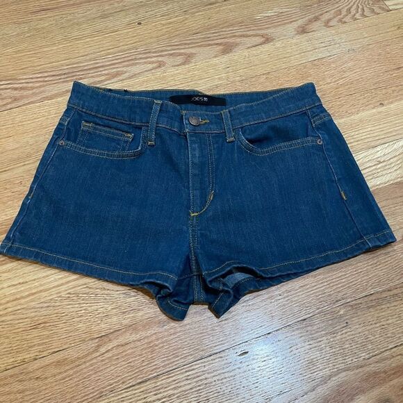 Joe’s Jeans Blue Denim Dark Wash Shorts Size 27 - Picture 1 of 5